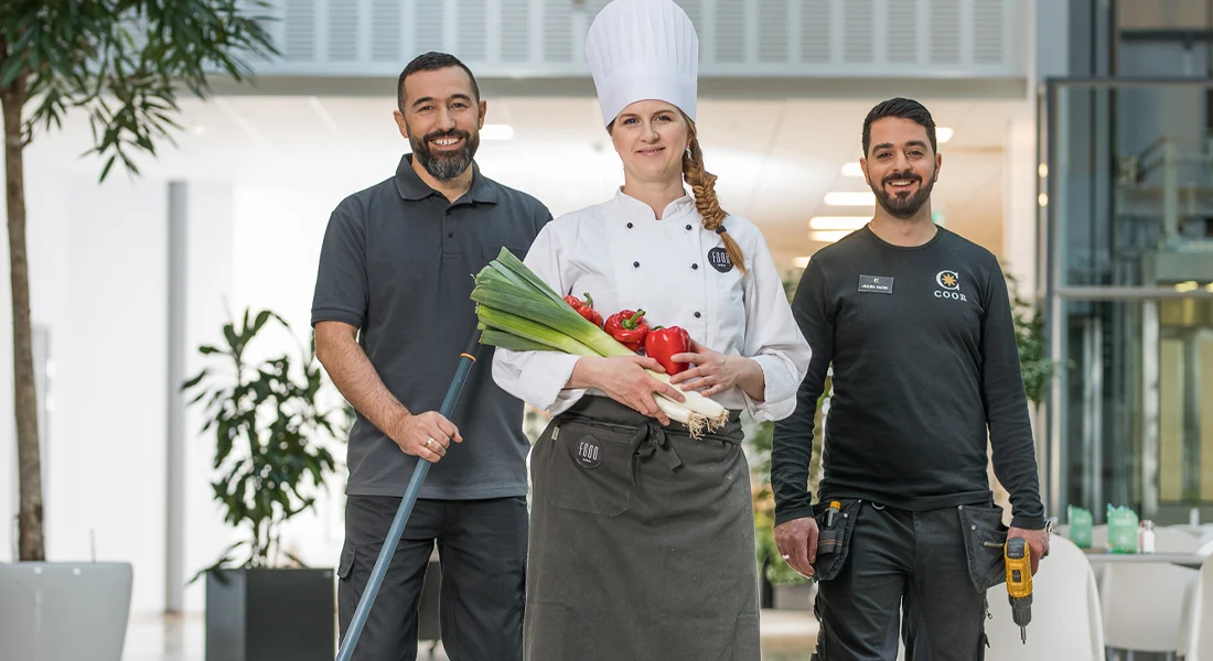 Coorin siivooja, kokki ja kiinteistönhoitaja