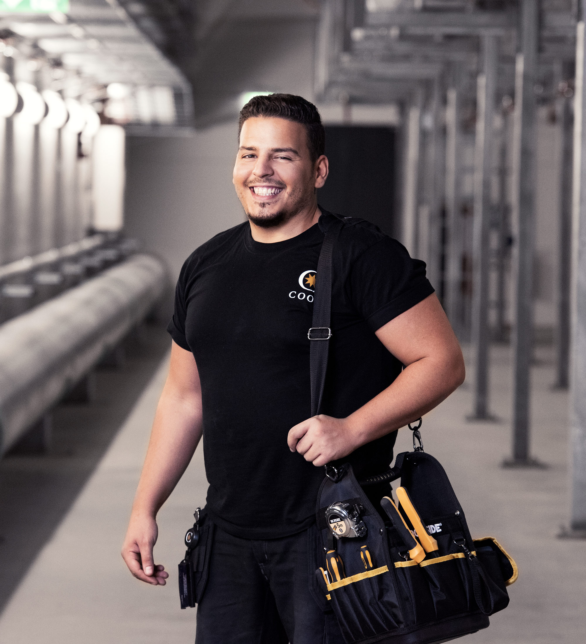 Coorin kiinteistöhuollon työntekijöitä