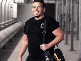 Coorin kiinteistöhuollon työntekijöitä