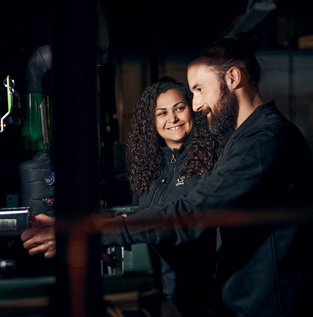 Coorin kiinteistöhuollon työntekijä