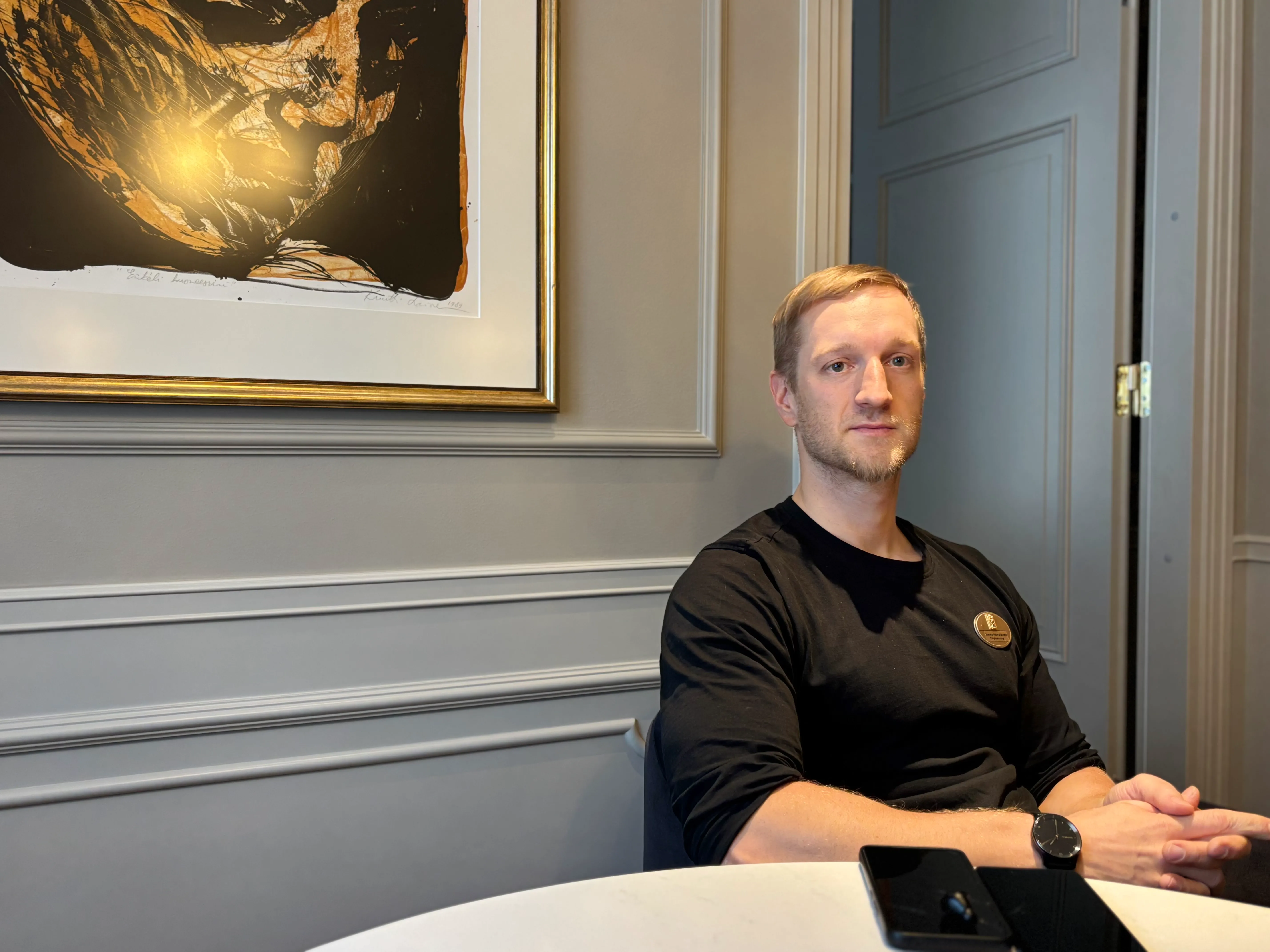 Coorin kiinteistönhoitaja Marko Hämäläinen