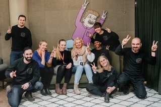 Coorin ja Startup Refugees -järjestön työntekijöitä