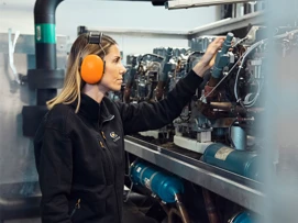 Coorin kiinteistöhuollon työntekijä